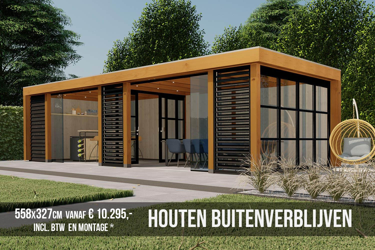 houten buitenverblijven