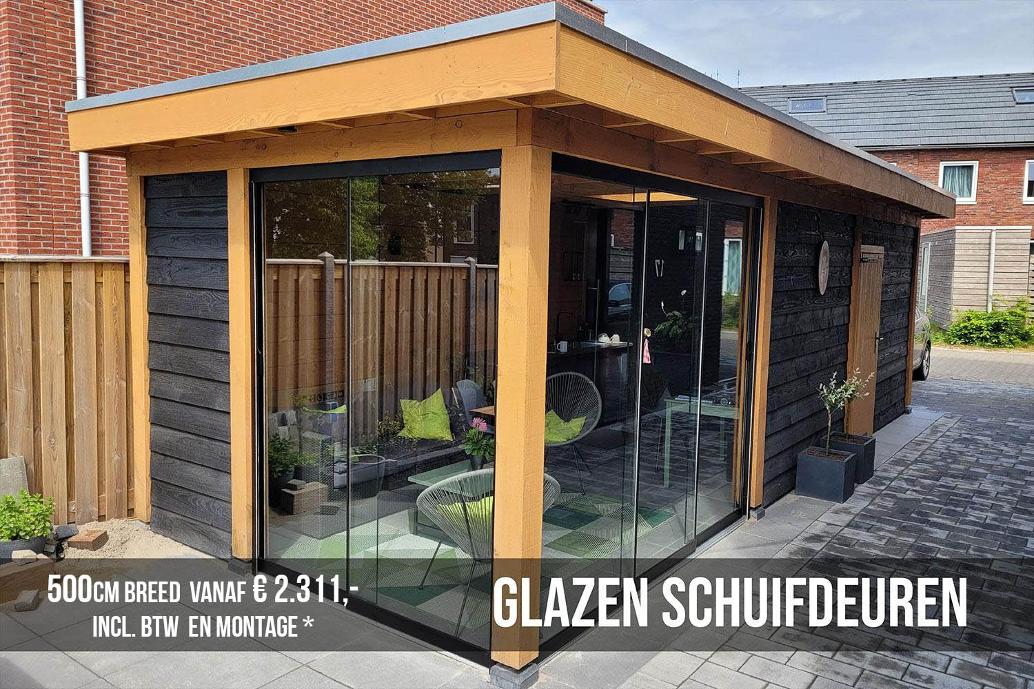 glazen schuifdeuren